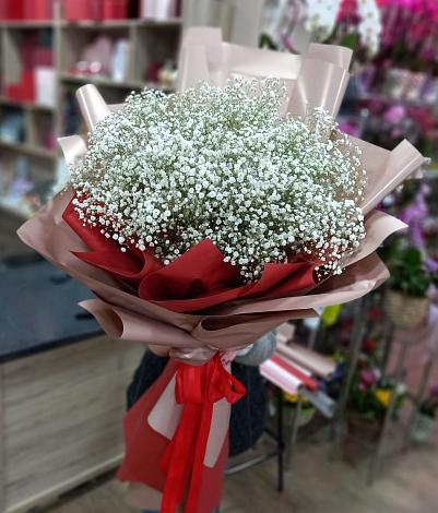 Букет цветов из: Гипсофила в Субханкулово