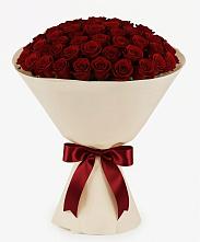 Букет 101 Бордовая роза Блэк Бакарра в Субханкулово