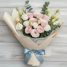 Букет цветов из:  Лизиантусы в Субханкулово