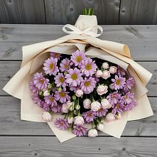 Букет цветов из:  Розы и Хризантемы в Субханкулово