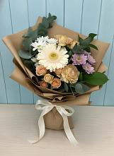 Букет цветов из:  Герберы и Хризантемы в Субханкулово