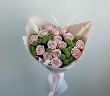 Букет цветов из:  Розы и Хризантемы в Субханкулово