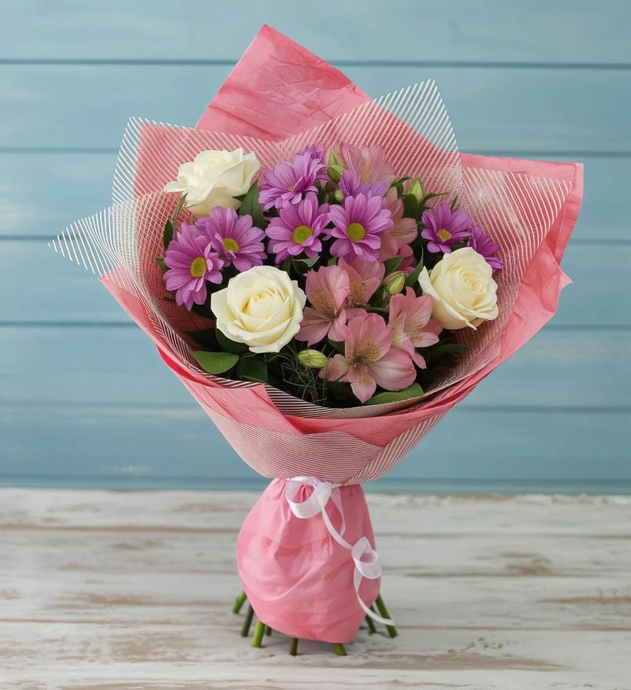 Букет цветов из: Герберы в Субханкулово