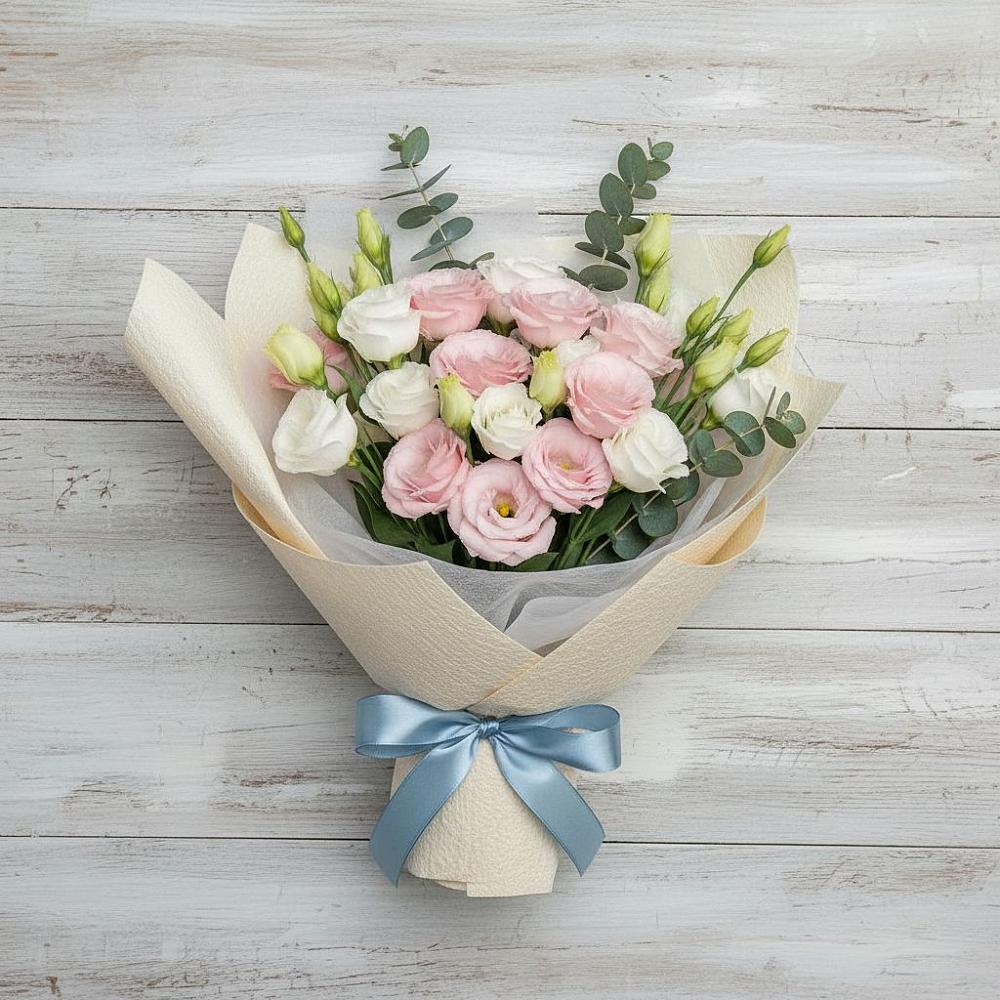 Букет цветов из: Лизиантусы в Субханкулово